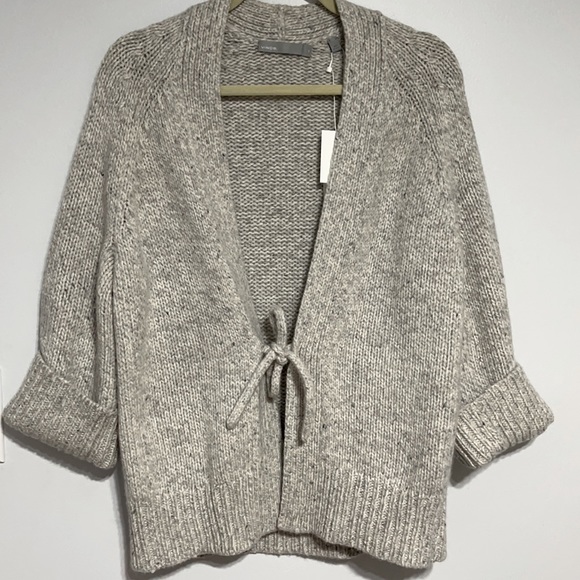 Vince Thick Oversized Cardigan Sweater NWT Gray Size XS 😍
